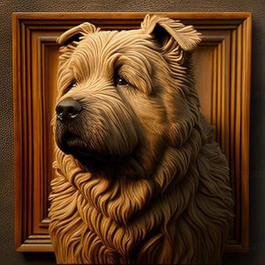 3D model Ardennes Bouvier dog (STL)